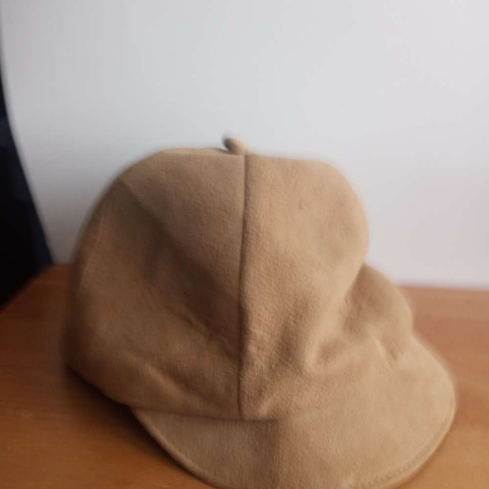 70's Tan Suede Scully Hat